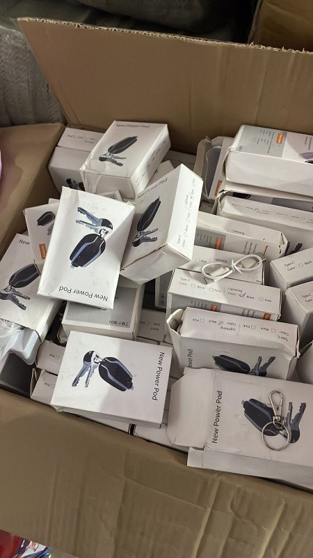 Keychain Portable Charger for Type-C Fast Charging Power Bank Battery Pack Key Chain