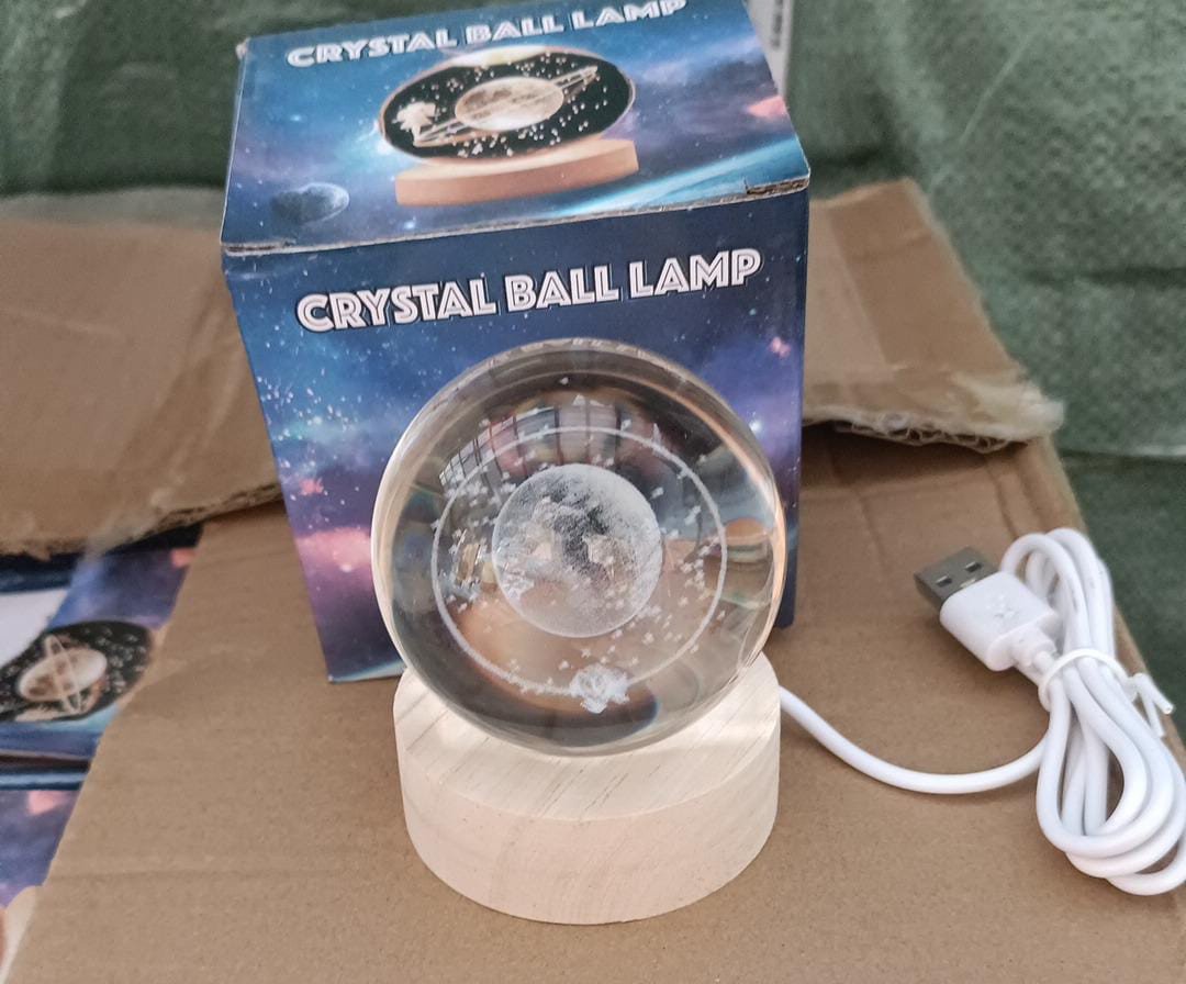 3D Crystal Lamp Light